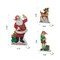 Set of 3 Wooden Christmas Santa, ELF, Reindeer Table Decor